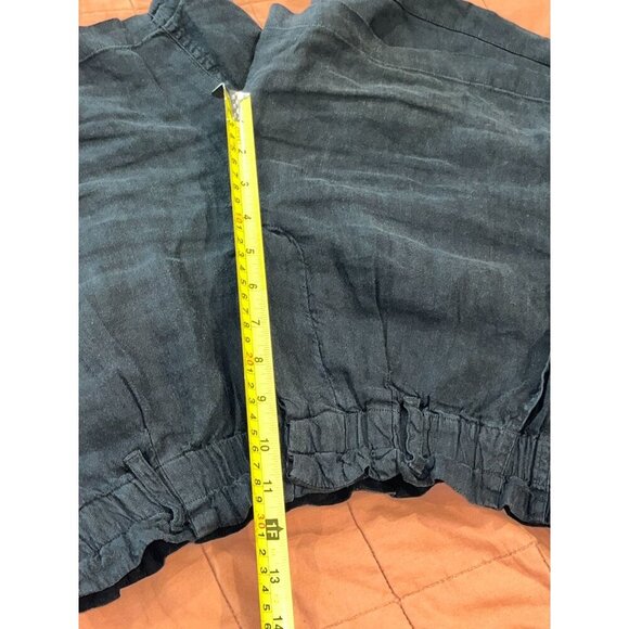 RAILS Womens Black Linen Blend Elastic Waist Shorts Size S 4 - Picture 6 of 9